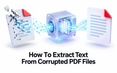How to Extract Text from Corrupted PDF Files