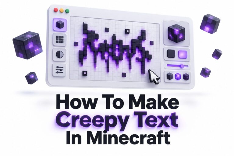 How to Make Creepy Text in Minecraft: Zalgo, Glitch & Cursed Text Guide